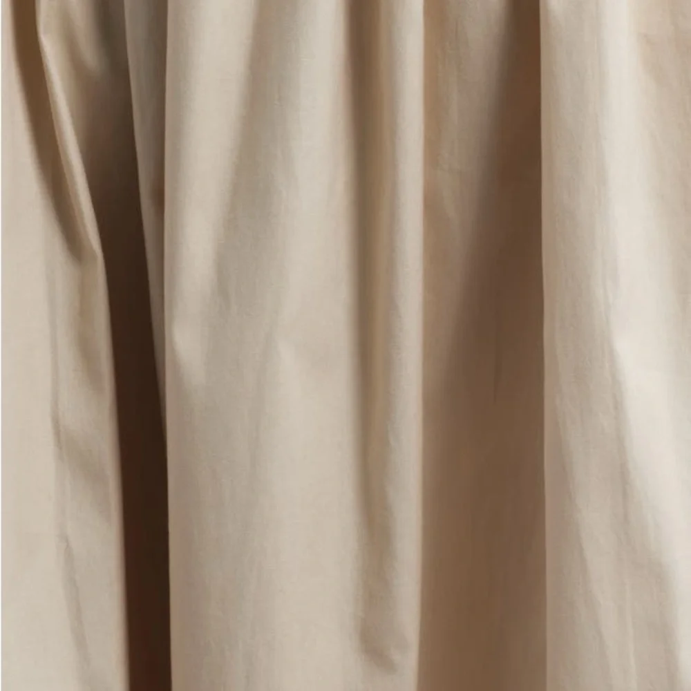 Nordstrom Mixed Media Stretch Cotton Tank Maxi Dress Beige Scroll NWT Small - Picture 7 of 11